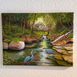 Origional Art Oil Painting,  'Tranquil Flats'